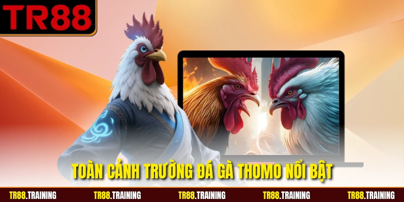 Toàn cảnh trường đá gà Thomo nổi bật 
